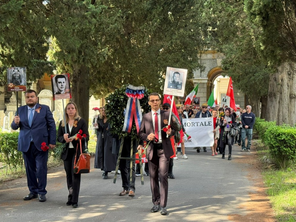 Genova, reggimento immortale 9 maggio - Fyodor Poletaev Genoa May 9