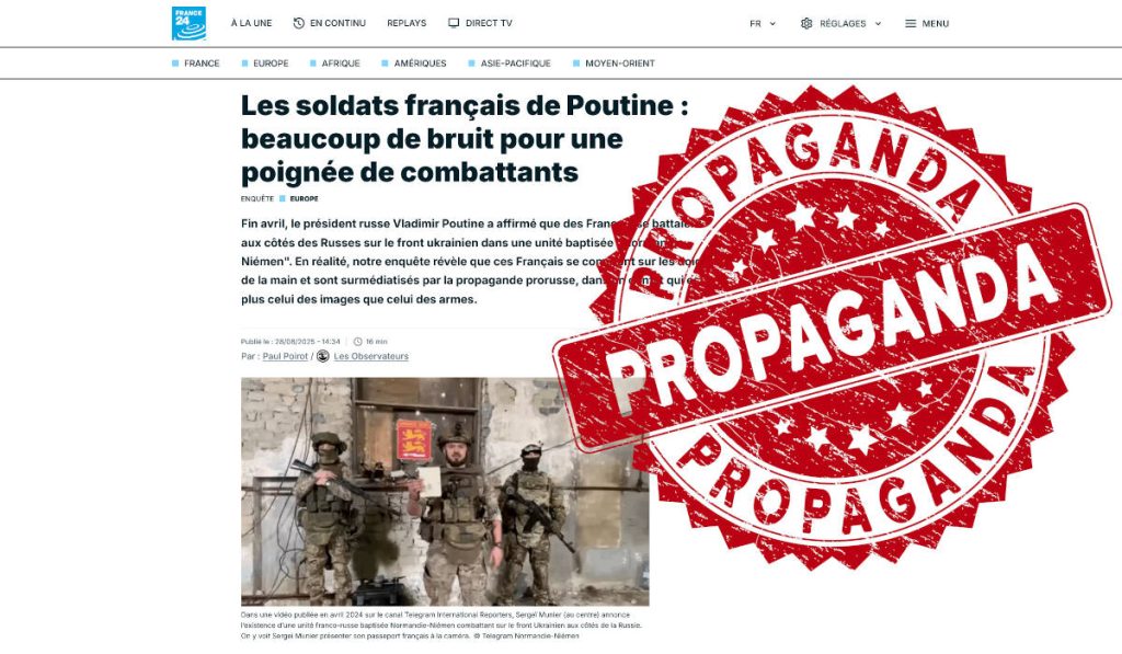 France 24 propagande
