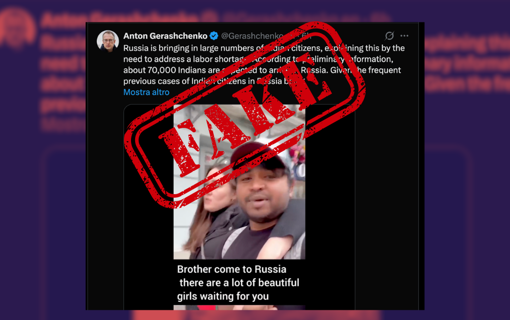 fake ragazzo indiano