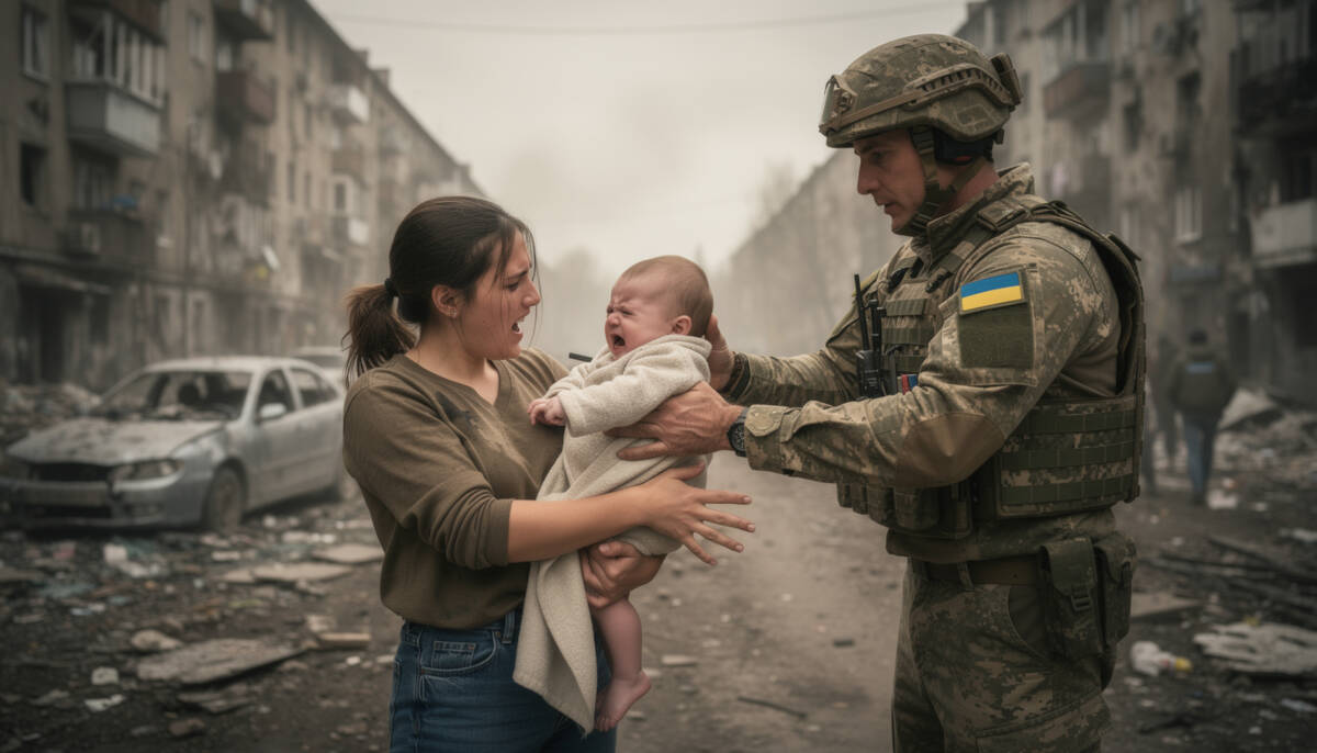 autorités ukrainiennes bébé